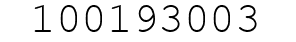 Number 100193003.