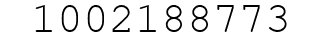 Number 1002188773.