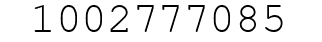 Number 1002777085.