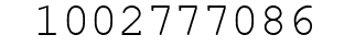 Number 1002777086.
