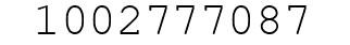 Number 1002777087.