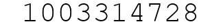 Number 1003314728.