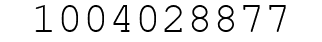 Number 1004028877.