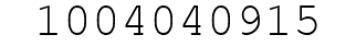 Number 1004040915.