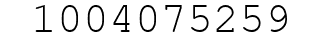 Number 1004075259.