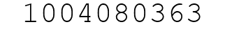 Number 1004080363.
