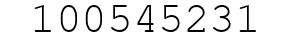 Number 100545231.
