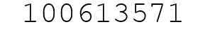Number 100613571.