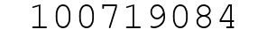 Number 100719084.