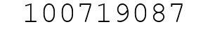 Number 100719087.