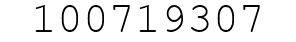 Number 100719307.