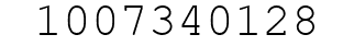 Number 1007340128.