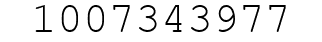 Number 1007343977.
