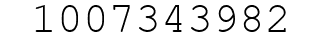 Number 1007343982.