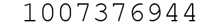 Number 1007376944.