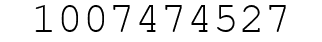 Number 1007474527.