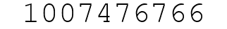 Number 1007476766.