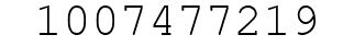 Number 1007477219.