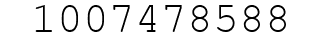 Number 1007478588.