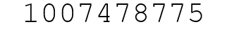 Number 1007478775.
