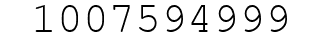 Number 1007594999.