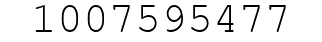 Number 1007595477.