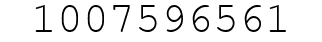 Number 1007596561.