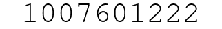 Number 1007601222.