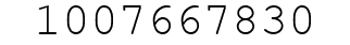 Number 1007667830.