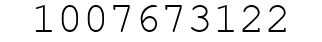 Number 1007673122.