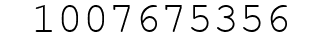 Number 1007675356.