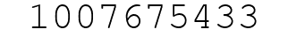 Number 1007675433.