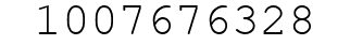 Number 1007676328.