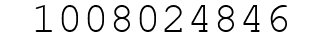 Number 1008024846.