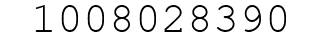 Number 1008028390.