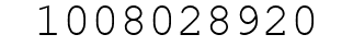 Number 1008028920.