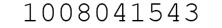 Number 1008041543.