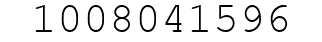 Number 1008041596.
