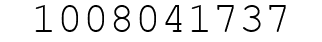 Number 1008041737.