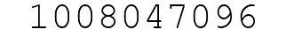 Number 1008047096.