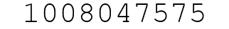 Number 1008047575.