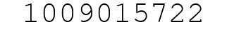 Number 1009015722.