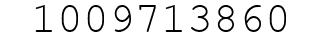 Number 1009713860.