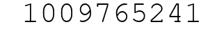 Number 1009765241.