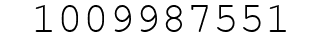 Number 1009987551.