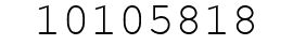 Number 10105818.