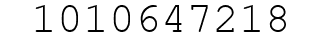 Number 1010647218.