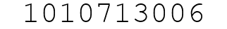Number 1010713006.
