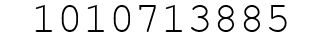 Number 1010713885.