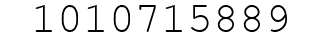 Number 1010715889.